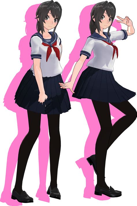 Yandere Chan Mmd Dl 2040x2850 Png Download