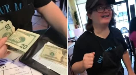 Waitress With Special Needs Receives Huge Tip From Mystery Diner