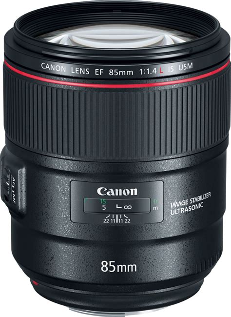Canon Ef 85mm F14l Is Usm Telephoto Lens For Dslrs Black 2271c002