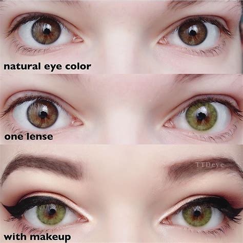 Because the eye can see more colors on a display than can be mixed with cmyk inks, some shades do not. TTDeye Polar Lights Yellow-Green Colored Contact Lenses ...