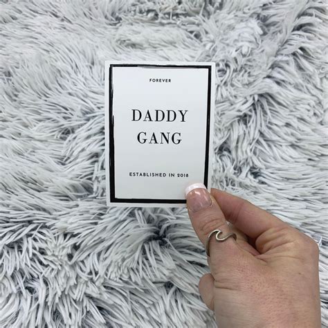 Daddy Gang Call Her Daddy Sticker Chd Sticker Girls Daddy Etsy