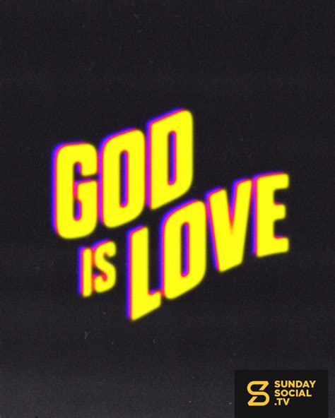 God Is Love Sunday Social
