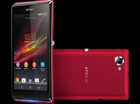 Smartphones And Tablets Sony Xperia L Full Smartphone Specifications