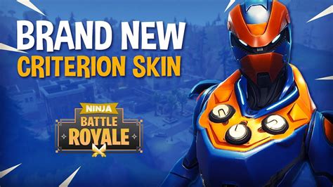 Brand New Criterion Skin Fortnite Battle Royale Gameplay Ninja Youtube