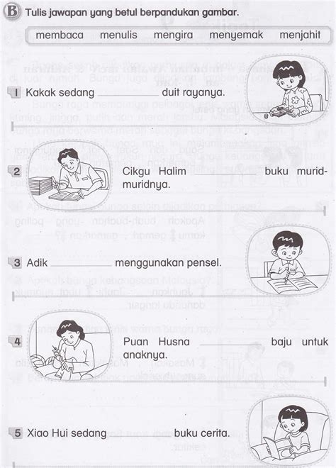 Kata adjektif sifatan / keadaan contoh: Soalan Bahasa Melayu Penulisan Tahun 6 2019 - Contoh Chip