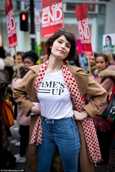 Gemma Arterton And Ophelia Lovibond Protest Violence Against Women Daily Mail Online