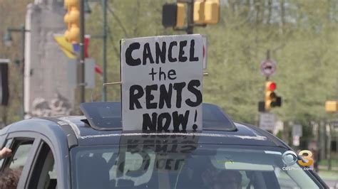 Renters Sending Message To Landlords With Cancel The Rent Protest If