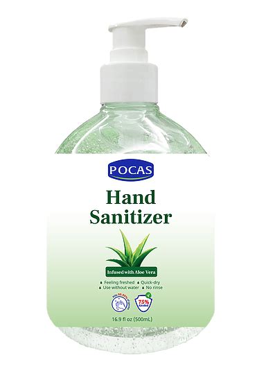 On april 11, 2019 the fda issued their final rule and effectiveness of consumer hand sanitizers. Pocas 75% Alcohol Sanitizer Gel, 16.9 oz | Urgent Source - The Premier Supplier of Product ...