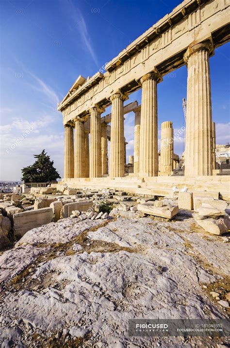 Partenone Acropoli Di Atene Grecia Foto Stock Immagini Royalty Free