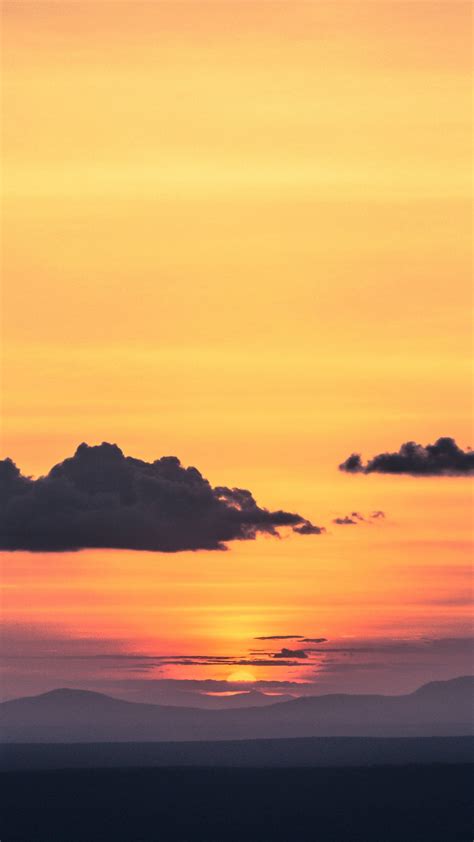 Sunset Sky Wallpaper Iphone Tranquillity Sunrise Sky Ocean Sunset