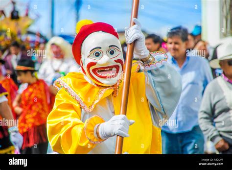 Latacunga Ecuador September 28 2018 A Parade During La Fiesta De La