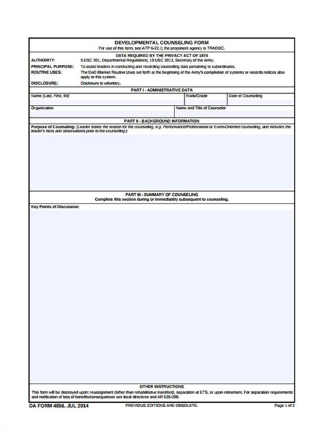 Free 4 Initial Counseling Forms In Ms Word Pdf