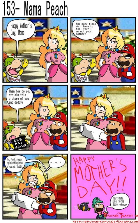 Mama Peach By Brokenteapot On Deviantart Mario Funny Super Smash