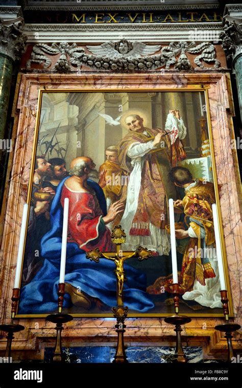 Altare Di San Gregorio Magno Nella Basilica Di San Pietro In Vaticano