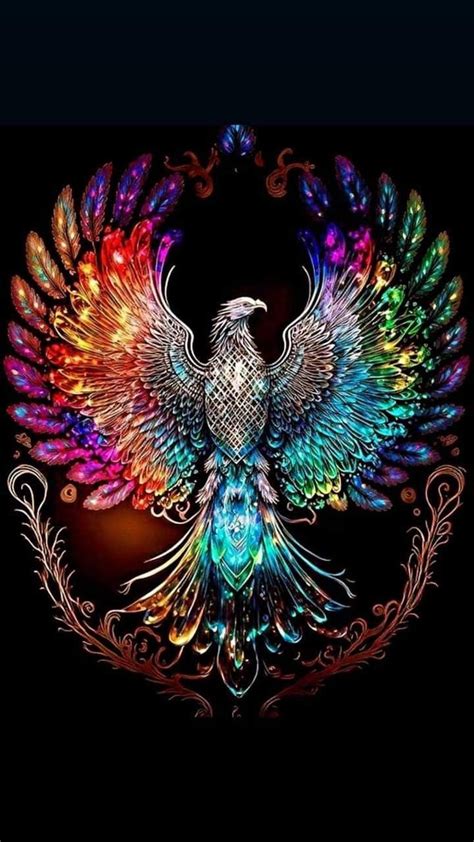 Pin By Dawn Washam🌹 On Colors Colors Everywhere 1 Phoenix Bird Art