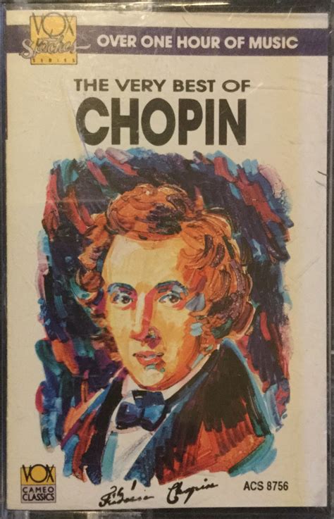 The Very Best Of Chopin De Frédéric Chopin 1993 K7 Vox Cameo