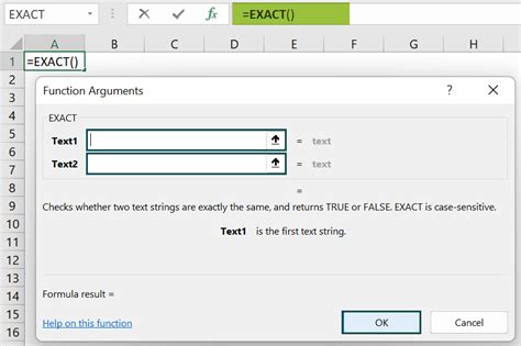 Exact Function In Excel Formula Examples How To Use