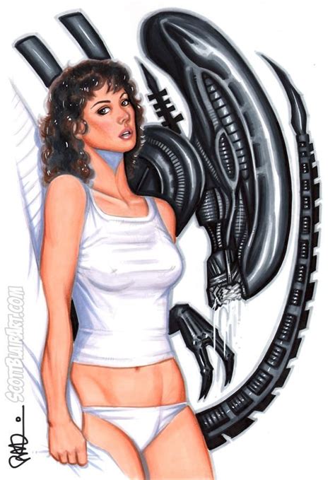 Love This Ripley Alien Artwork By Scott Blair Check Out More Of His