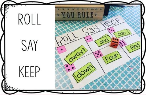 Using Dice In The Classroom For Practicing Sight Words Sight Word