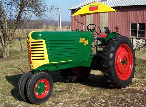 Just A Car Guy 1950 Oliver 88 Row Crop Tractor Styled By The Famous
