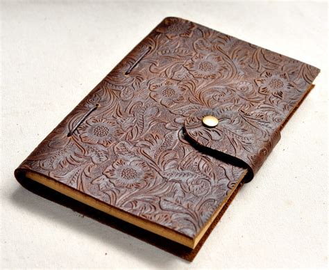 Personalized Leather Notebook Leather Journal Book Ts For Etsy