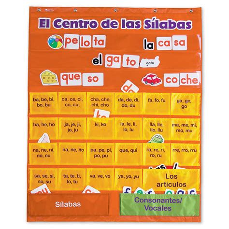 Teachersparadise Learning Resources El Centro De Las Silabas Pocket
