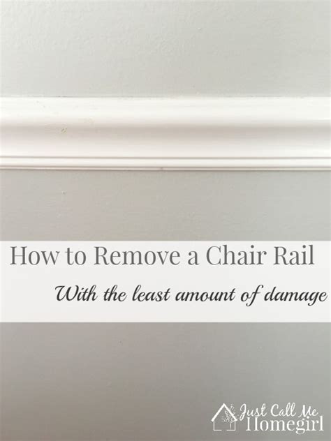See more ideas about chair rail, home, wainscoting styles. How To Remove a Chair Rail - Just Call Me Homegirl