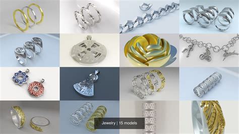 Models Jewelry 3d Model Cgtrader