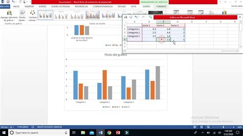 Gráficas En Word Youtube