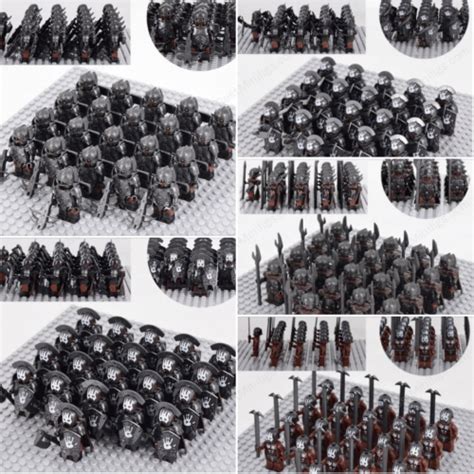 21pcsset Orcs Uruk Hai Army Heavy Infantry The Lord Of The Rings Mini