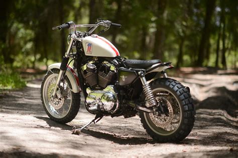 Motorcycle Modification Harley Xl 1200c Scrambler By Hageman Motorcycles