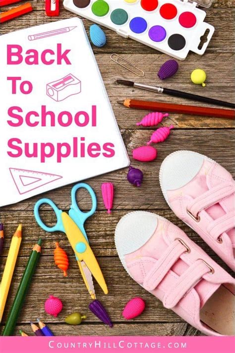 Essential Back To School Supplies List And Free Printable Checklist 2021