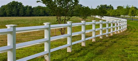 May 17, 2017 · fence posts 2 should be cemented into the ground to prevent shifting or leaning over time. 3-Rail Diamond Vinyl Fence |Shoreline Vinyl Systems