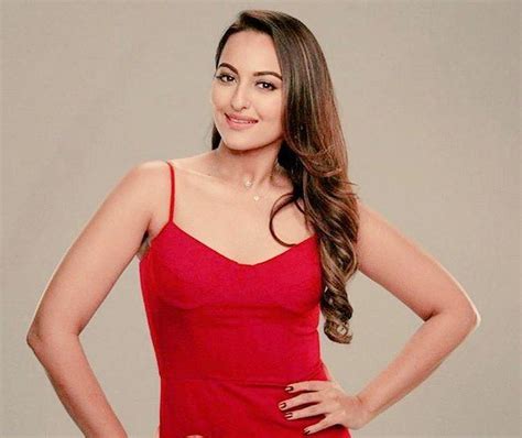 Sonakshi Sinha Latest Stills In Red Dress