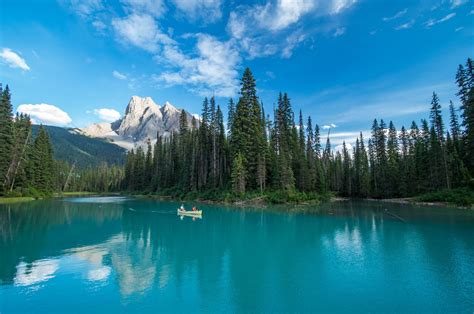 Canoe View At Emerald Lake Canada