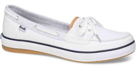 Keds Charter Boat Shoe In White Lyst