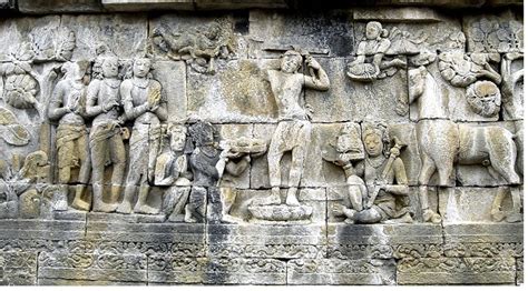 Relief Borobudur Peninggalan Hindu Budha Pustakapengetahuan Com