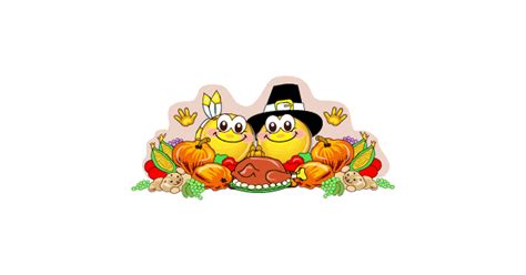 Thanksgiving Feast Smileys Symbols And Emoticons