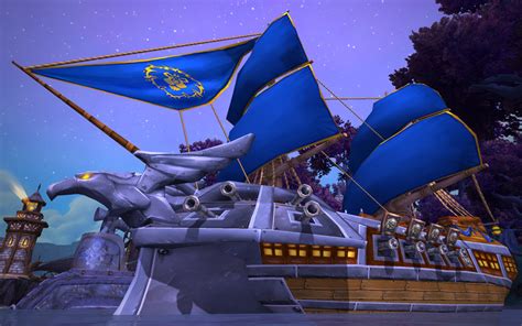 It is an harbor where elven destroyers are moored, but it is not confirmed to be a shipyard where they are also actually built. Patch 6.2 - Garrison Shipyard - MMO-Champion