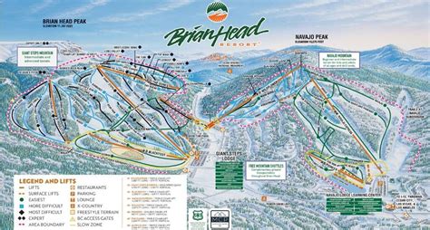 Brian Head Trail Map Snowjam Ski And Snowboard Expo