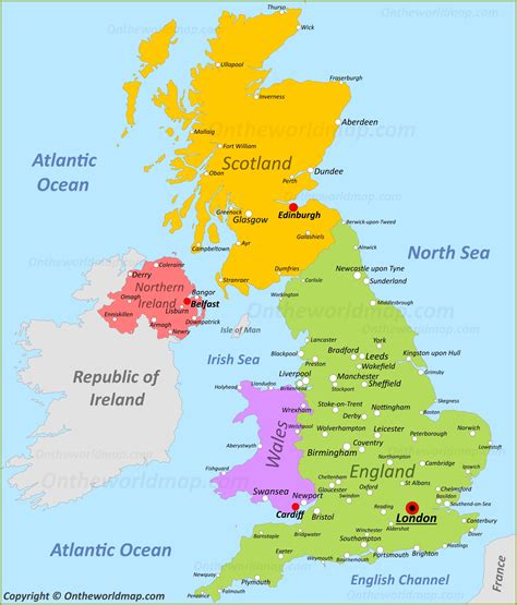 Maps of the united kingdom and the republic of ireland. UK Map | Maps of United Kingdom