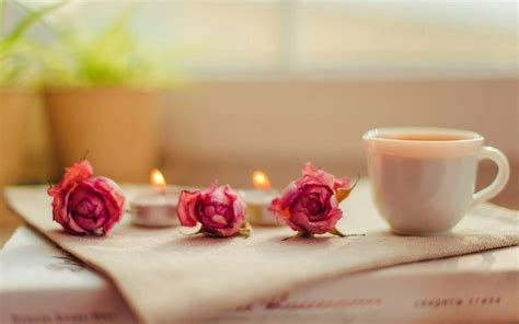 Coffee With Rose Wallpapers Wallpaper Cave