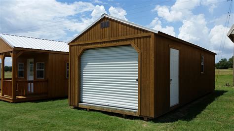 12x32 Dersen Portable Garage With Treated Siding Cash Price With