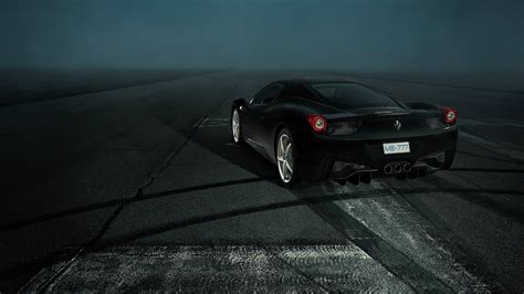Ferrari 458 Car Ferrari Black Night Wallpapers Hd Desktop And