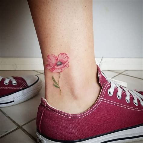 30 Beautiful Cute Poppy Tattoo Ideas For Women Poppies Tattoo Poppy