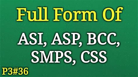 Smtp settings for zain saudi arabia outgoing mail? Full Form of ASI, ASP, BCC, SMPS, CSS in Computer | Full ...