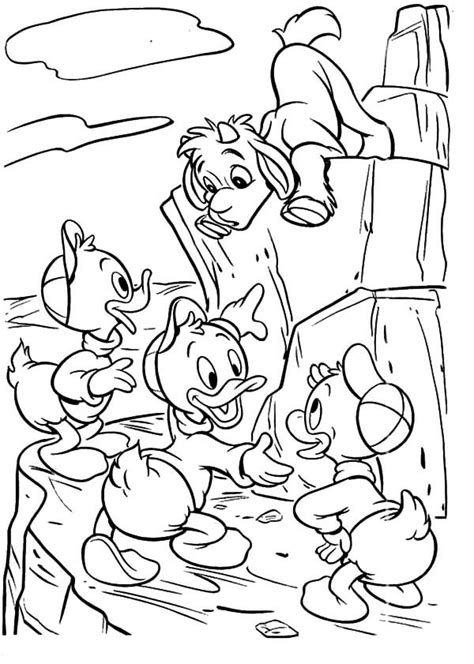 Free Printable Ducktales Coloring Pages