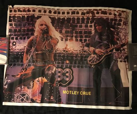 Motley Crue Us Festival 1983 Shout At The Devil Poster Vintage Rare Ebay