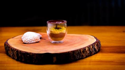 Blend the crust ingredients, and press into the bottom and up the sides of a 9 tart pan. Bistro Vue's Warm Chocolate Orange Mousse | Recipe ...