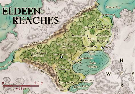 Eldeen Reaches Map In Eberron World Anvil